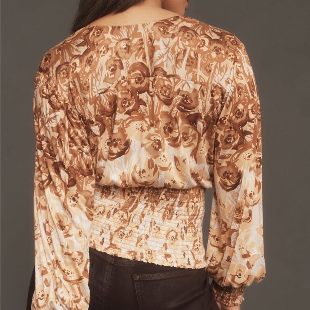 Anthropologie Tiny Valentina Surplice Top - Picture 2 of 5
